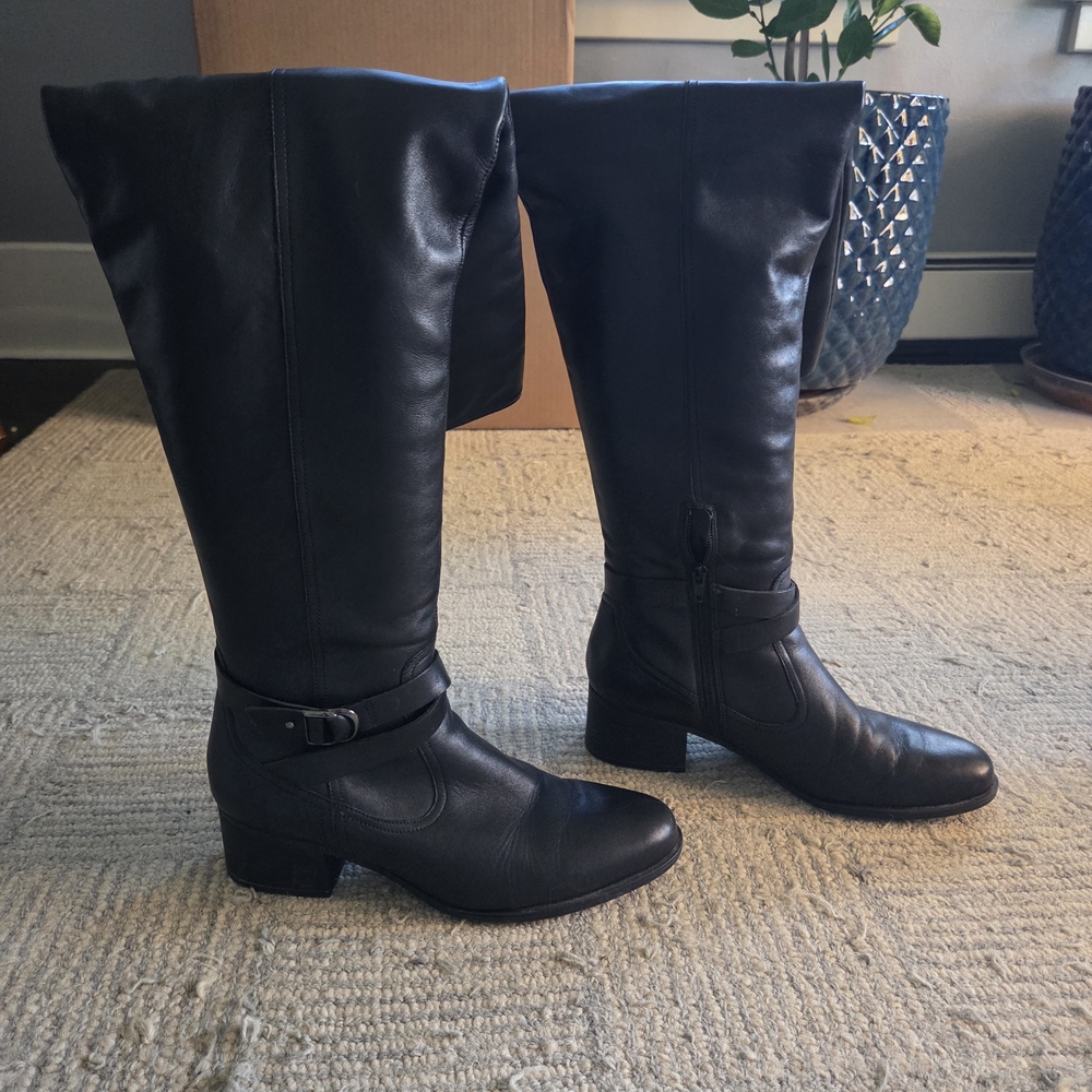 Naturalizer Black Over the Knee Boots
